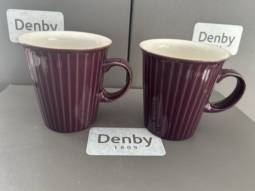 Denby storm plum - 2, fluted