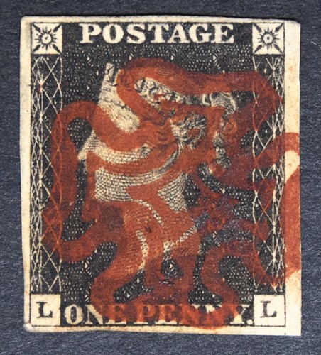 Sg2 1840 penny black - 1840,