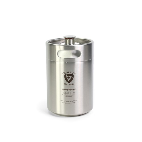 Mini stainless steel - stainless, growler