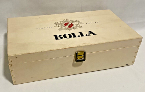 Bolla wooden wine box crate - wooden,