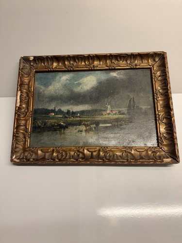 Antique painting has john - antique, painting,