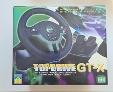 TOP DRIVE GTX STEERING WHEEL /PEDALS  XBOX TOTAL GAMER (ONLY FOR ORIGINAL  XBOX)