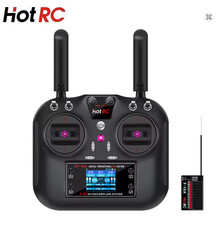 HOTRC HT-10A RC Transmitter 10CH 2.4G With F-10A Receiver for RC Boat Car Drone
