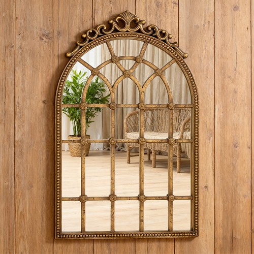 Arched garden wall - garden,