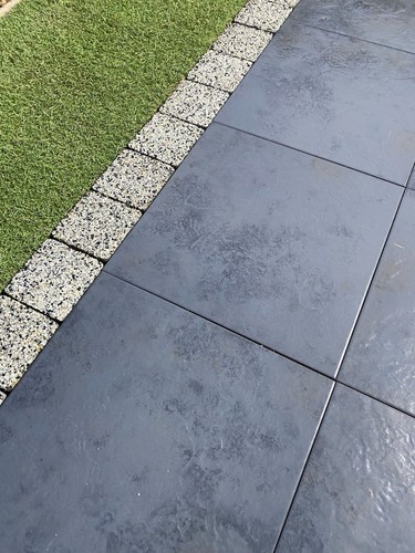Garden edging border grey - garden,