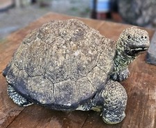 Large Vintage Garden Tortoise Ornament Statue Stone