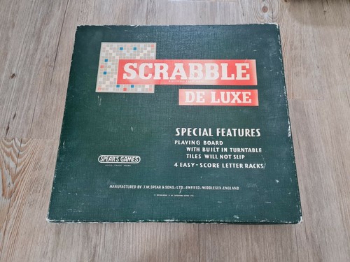 Vintage scrabble deluxe - scrabble,