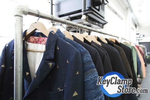 Vintage clothing rail - clothing, kit