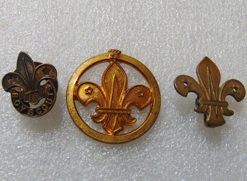 Vintage boy scouts brass - scouts,
