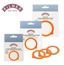 Kilner Replacement Seals Rubber Rings Gaskets Small Medium Large Pack of 6
