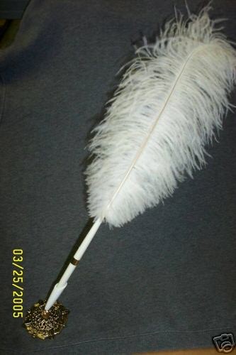 Wedding plume pen with gold - wedding,