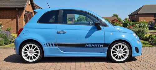 Fiat 500 abarth side racing - fiat,