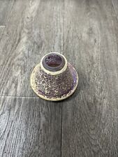 YANKEE CANDLE Small Glass Mosaic Jar Topper Shade (8.5cm) & Tray (12cm)