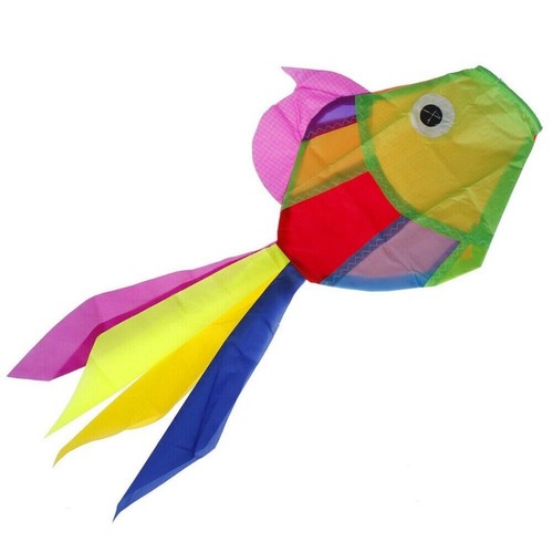 Rainbow fish kite - kite, windsock