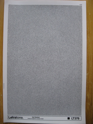 Letraset letratone sheet - 1,