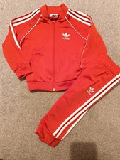Adidas Red Tracksuit Size 9-12