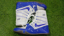 Nike Hyper KO 2 Boxing Boots for Men White Blue Boxing Shoes UK Size 9.5