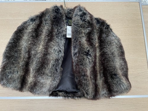 Tie rack fake fur - fur, small
