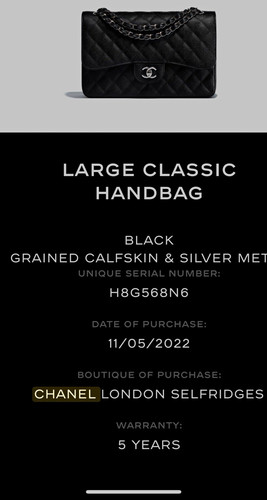 Chanel classic large handbag - large,