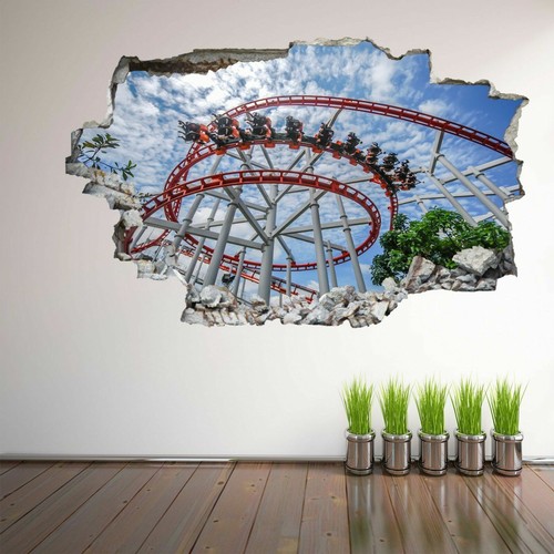 Roller coaster ride - roller, 3d