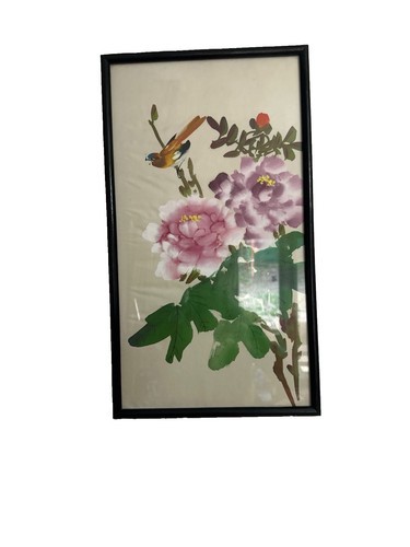 Vintage chinese silk - chinese, painting