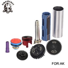 SHS 13:1 Gear Nozzle Cylinder Spring Guide 14 Teeth Piston Kit Airsoft AEG V 2/3