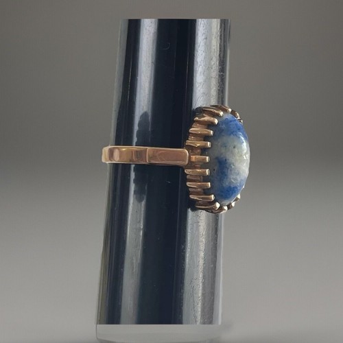 Cabochon oval lapis - cabochon,