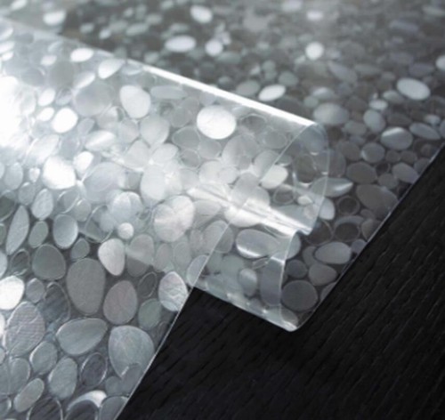Pebble transparent clear pvc - clear,