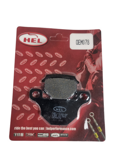 Hel rear brake pads - brake,