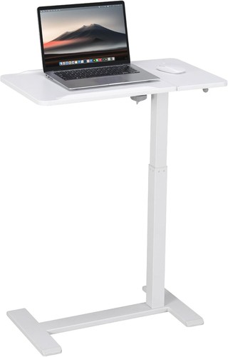 Adjustable overbed table with - table,