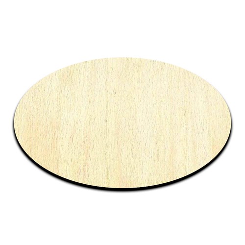Oval laser cut out - out, unfinished