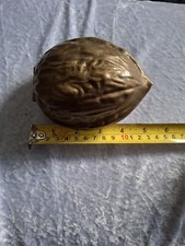 Vintage Brass Walnut Shaped