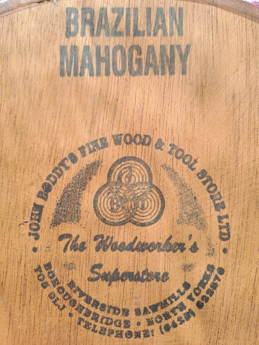 Brazilian mahogany turning - mahogany,