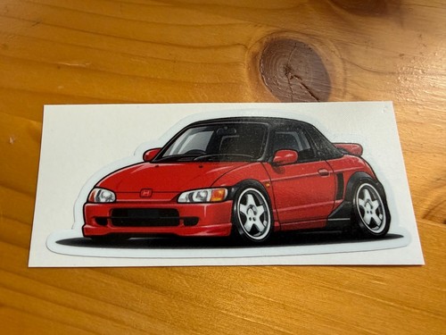 Honda beat cartoon sticker - honda,