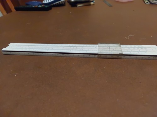 Slide rule faber castell - rule,