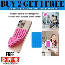 Double Side Silicon Suction Pad Mobile Phone Case Fixture Sticky Grip Band