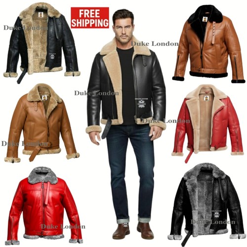 Mens raf real sheep - real, skin