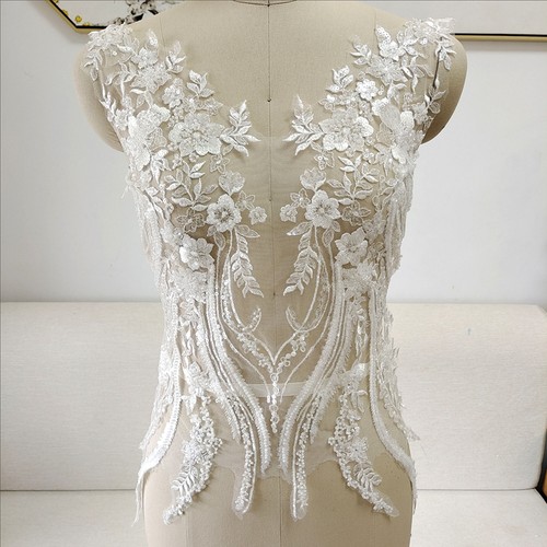 Beads sequins floral applique - floral,