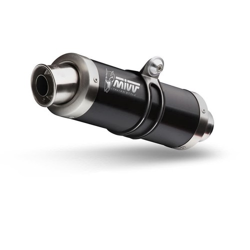 Black slip muffler mivv gp - black,