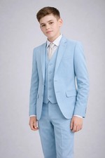 Boys Suits Boys Steel Blue