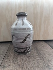Pottery vase style of Bernard