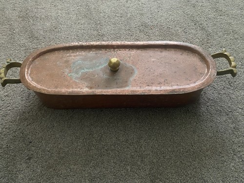 Vintage copper and - brass, fish