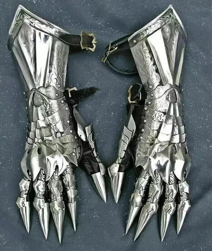 Medieval nazgul gloves pair - medieval,