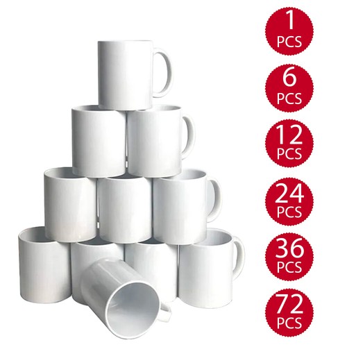 72x sublimation mugs - 36/72x, 11oz
