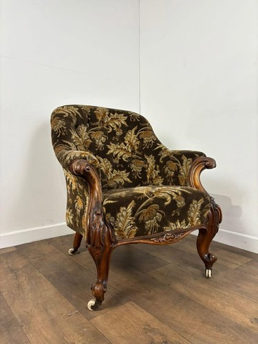 Victorian upholstered armchair - upholstered,