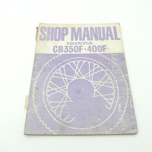 Honda 350 400 workshop - cb, f