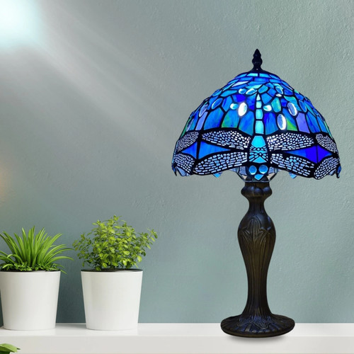 Tiffany style table - tiffany, lamp