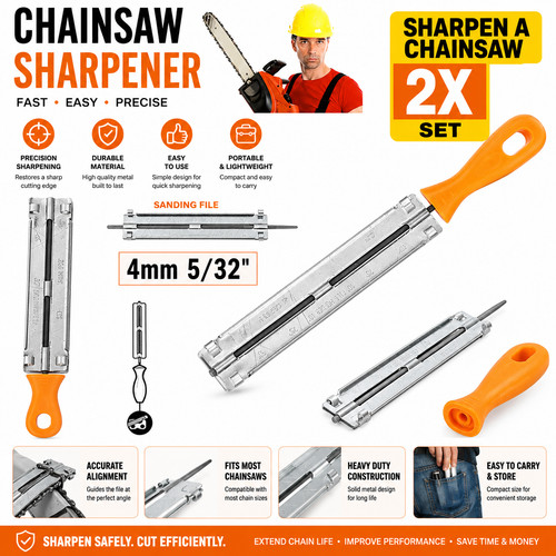 Pack chainsaw sharpening kit - 2,