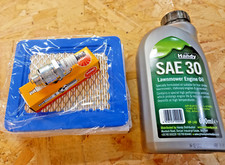 Mountfield Empress 18" Lawnmower Service Kit. Air Filter & Spark Plug Engine oil