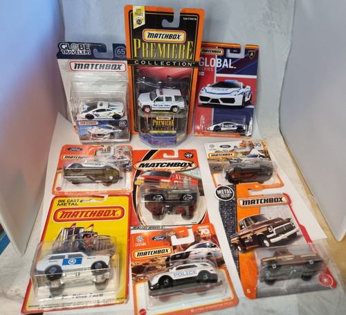 Matcbox police cars carded - matcbox, and